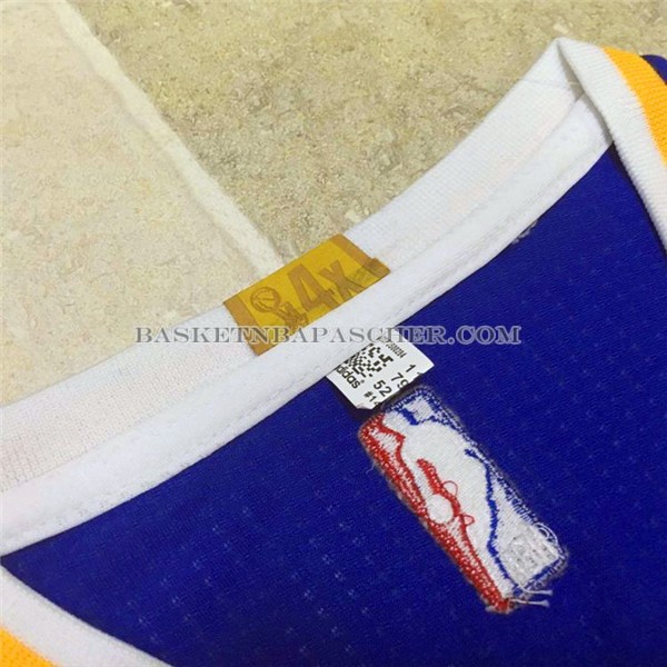 Maillot Authentique Manche Courte Golden State Warriors Curry Bl